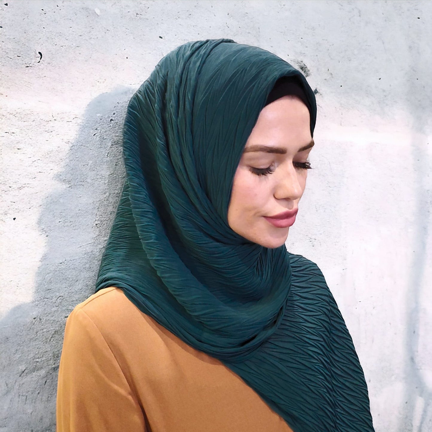 Bufanda - Hijab - Gasa plisada
