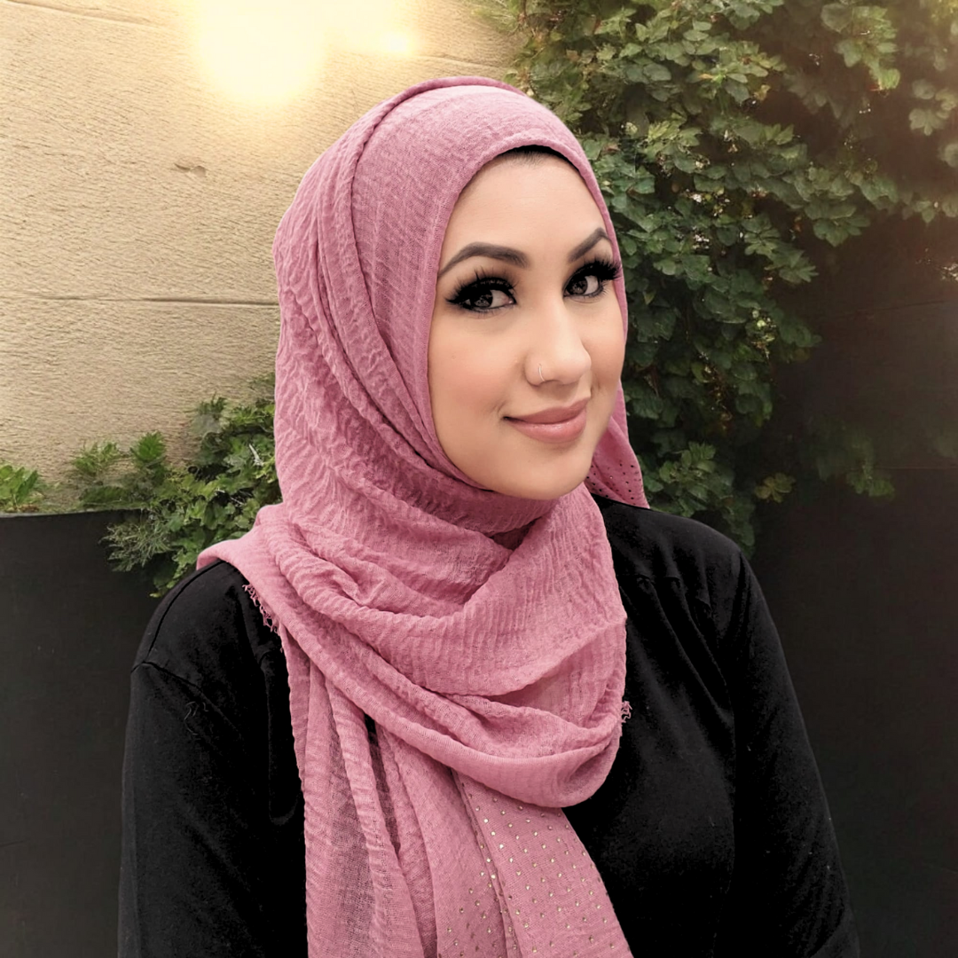 Bufanda - Hijab - Tachuelas arrugadas