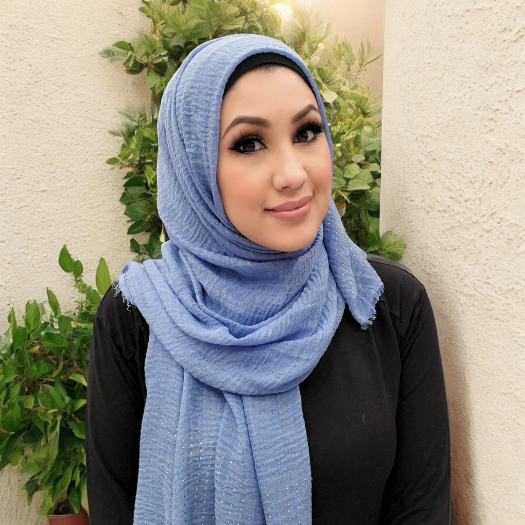Bufanda - Hijab - Tachuelas arrugadas