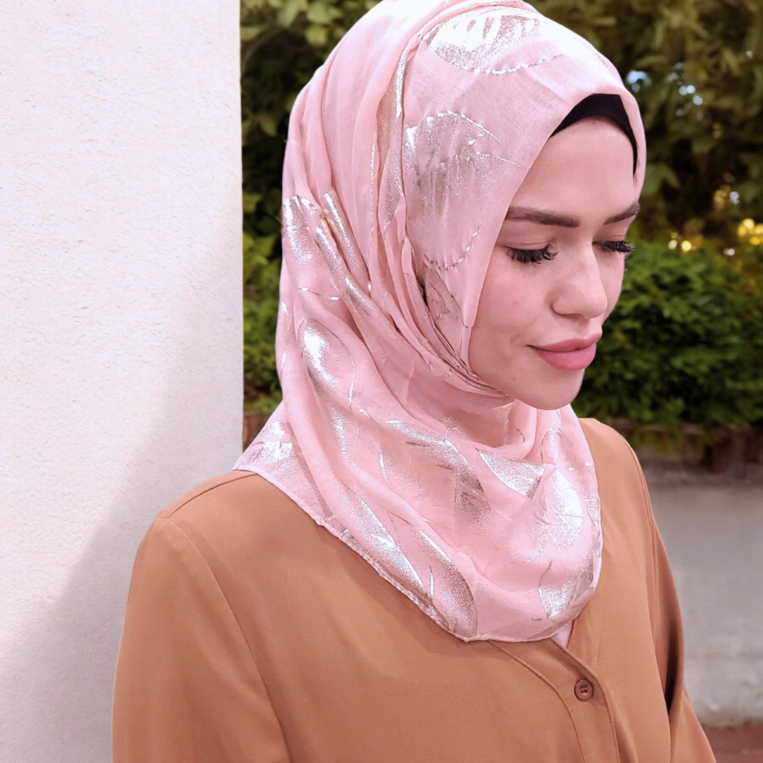 Foulard - Hijab - Feuilles