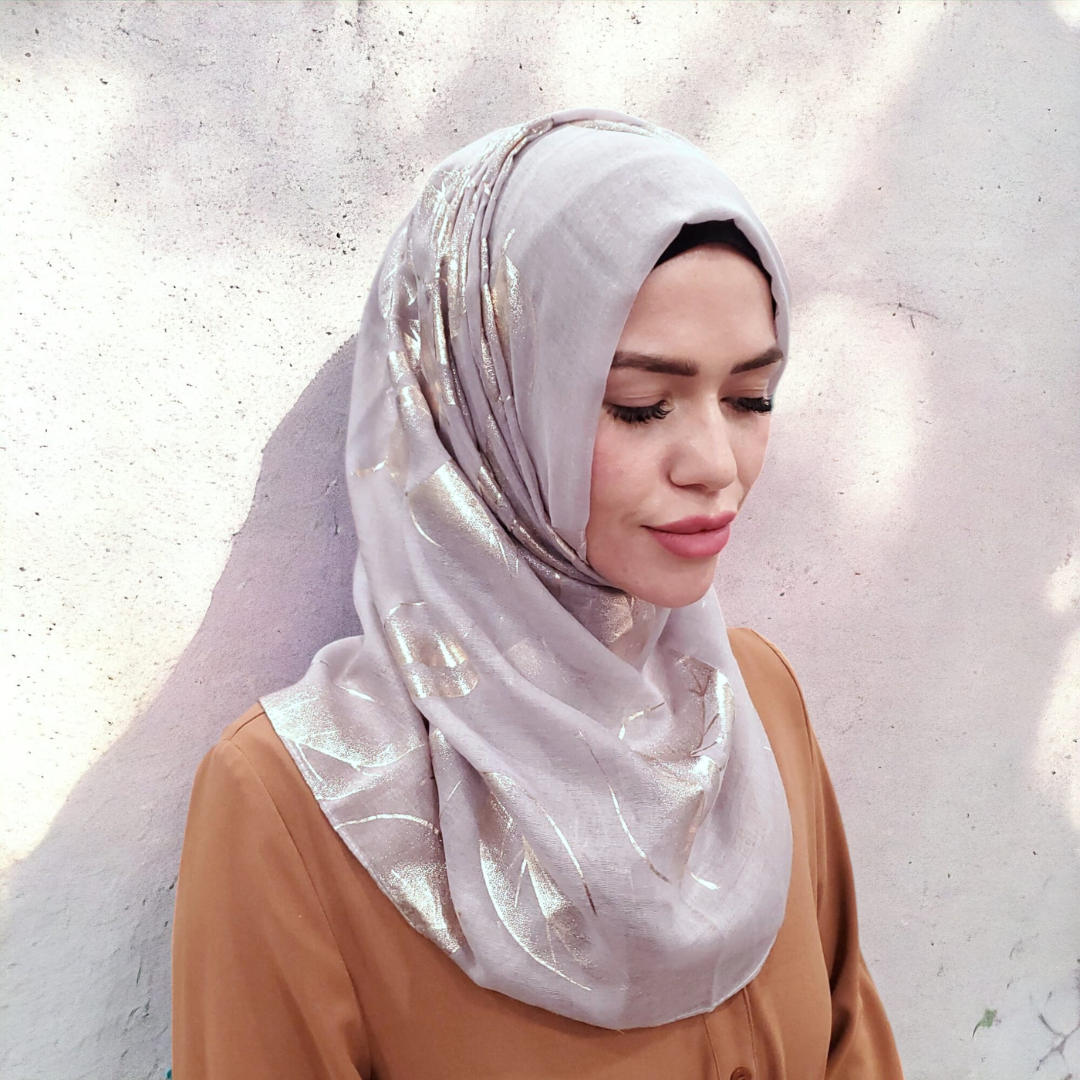Foulard - Hijab - Feuilles