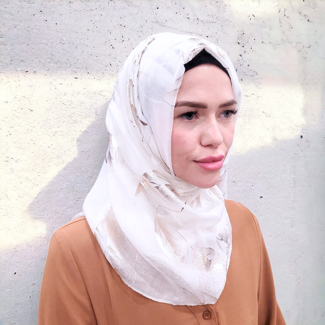 Foulard - Hijab - Feuilles