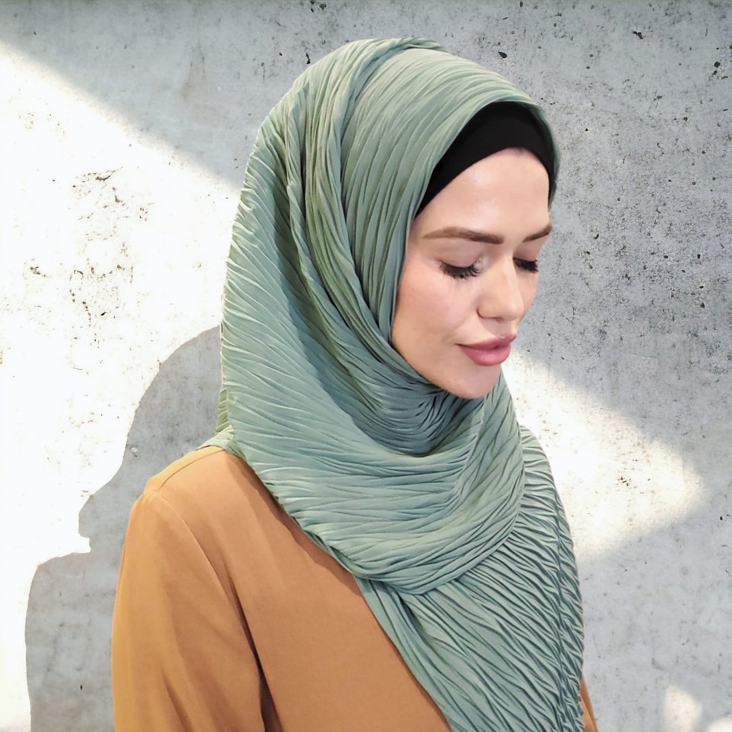 Bufanda - Hijab - Gasa plisada