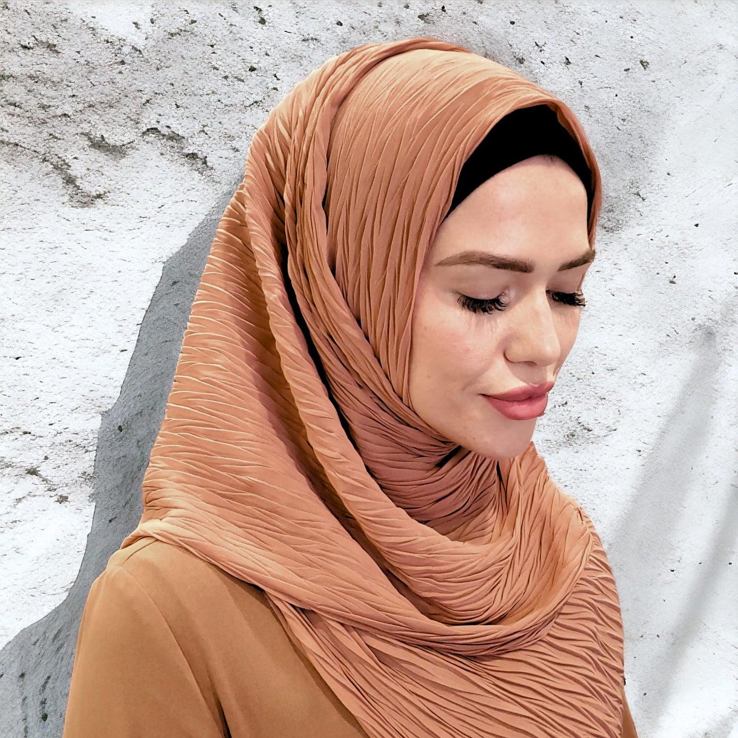 Bufanda - Hijab - Gasa plisada