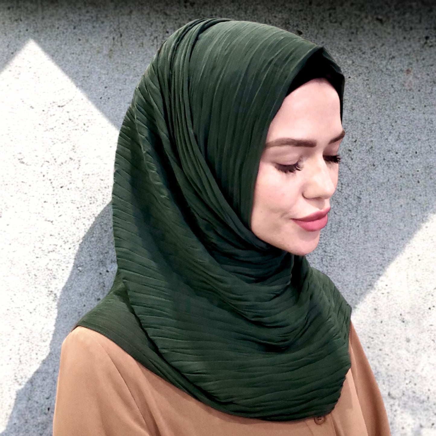 Bufanda - Hijab - Gasa plisada