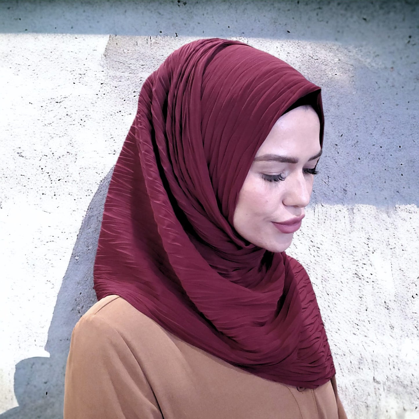 Bufanda - Hijab - Gasa plisada