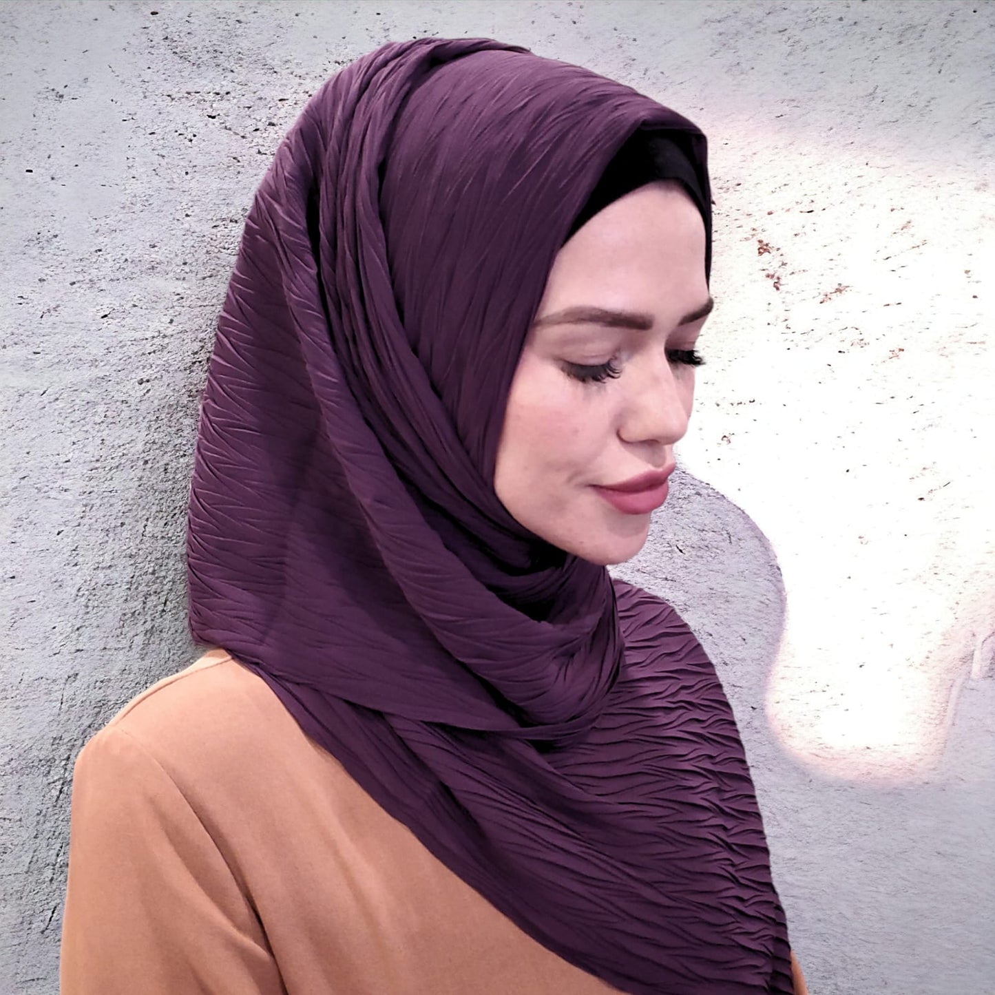 Bufanda - Hijab - Gasa plisada