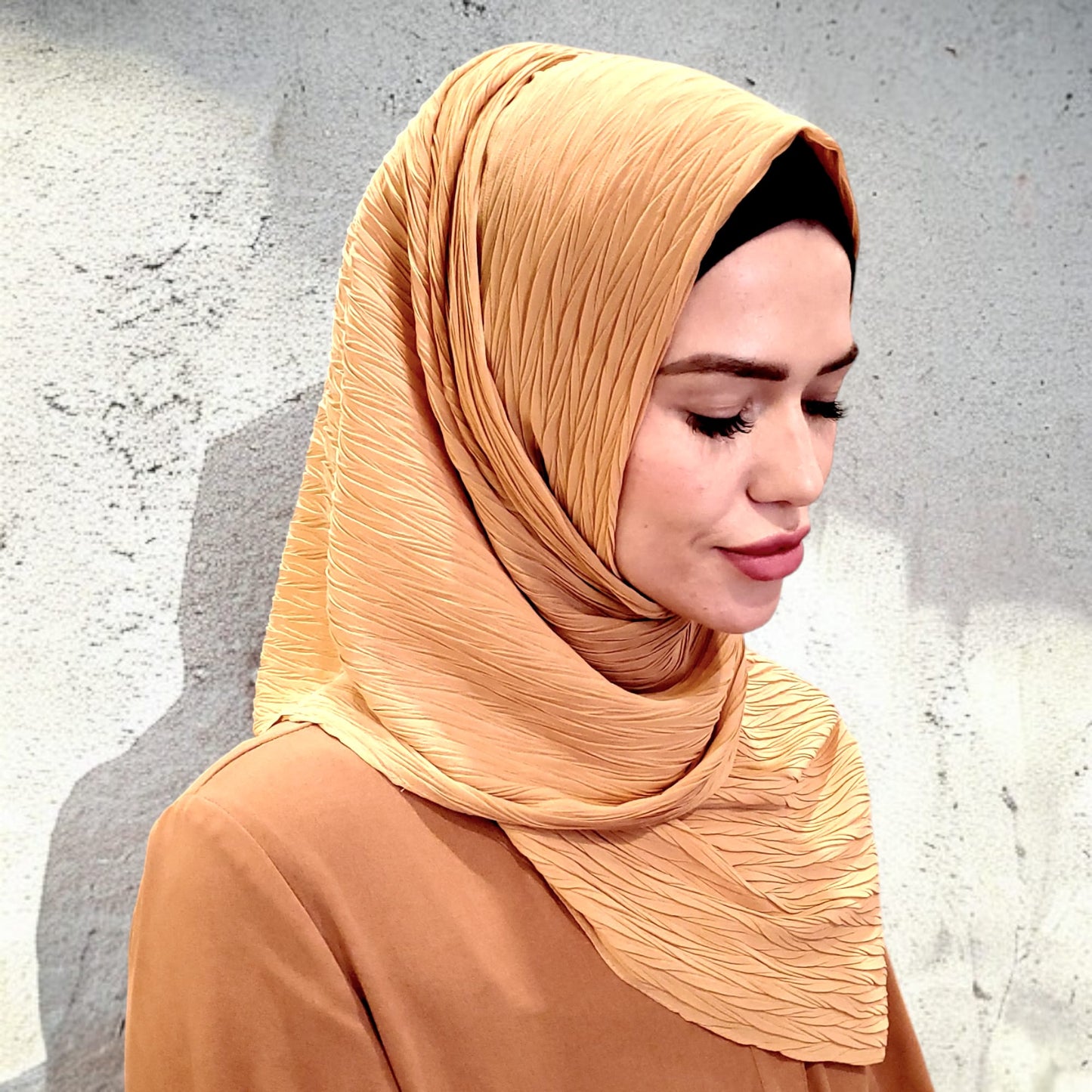 Bufanda - Hijab - Gasa plisada