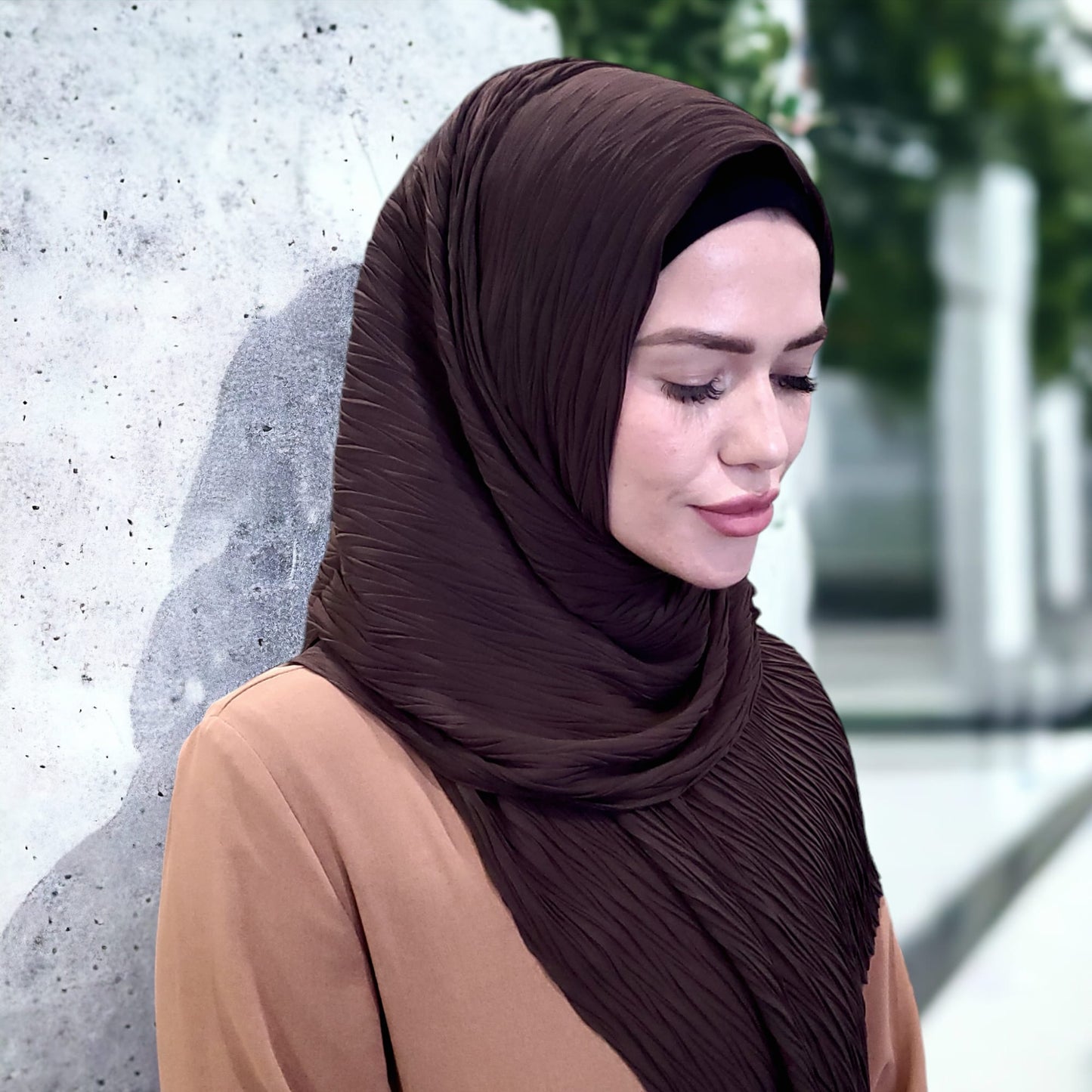 Bufanda - Hijab - Gasa plisada
