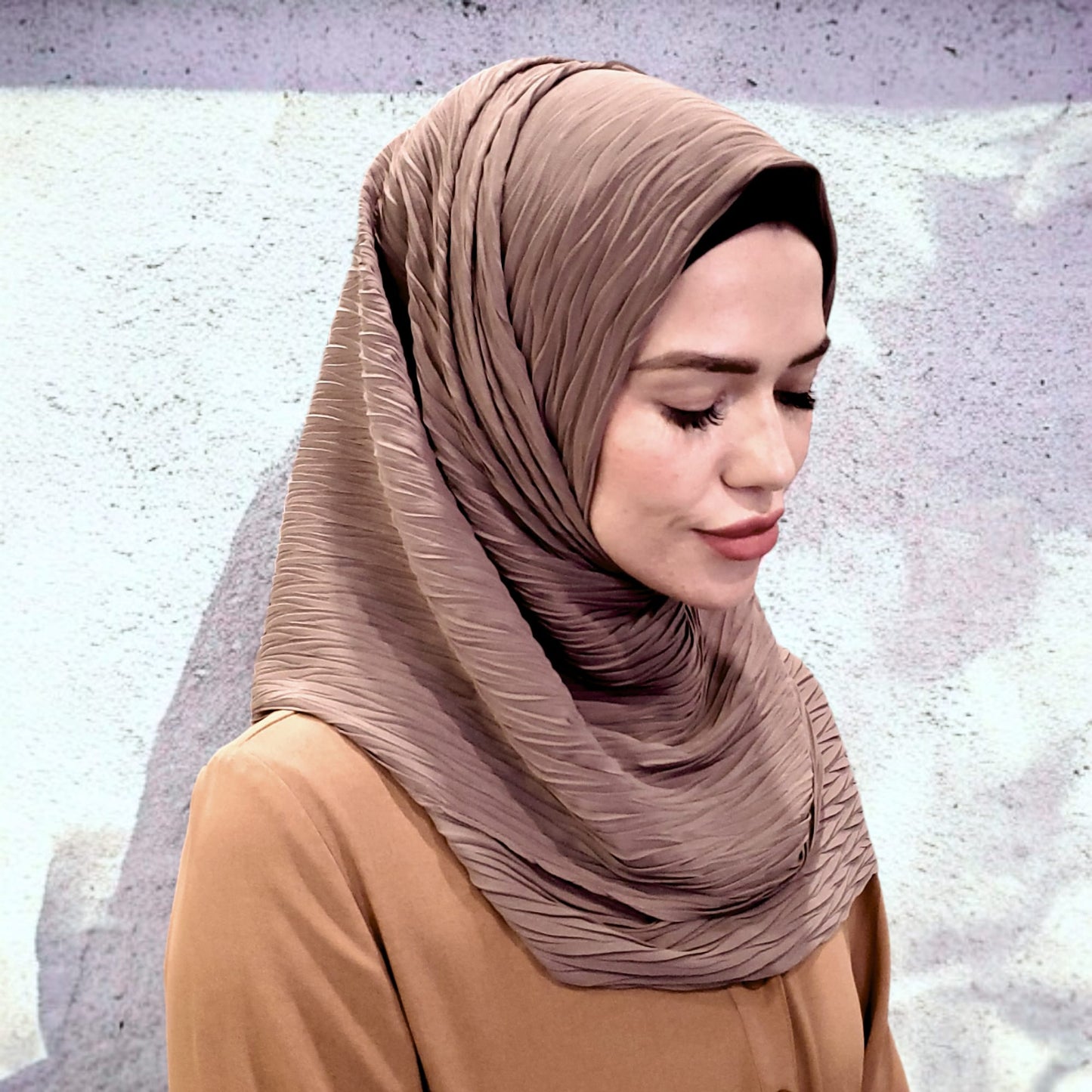 Bufanda - Hijab - Gasa plisada