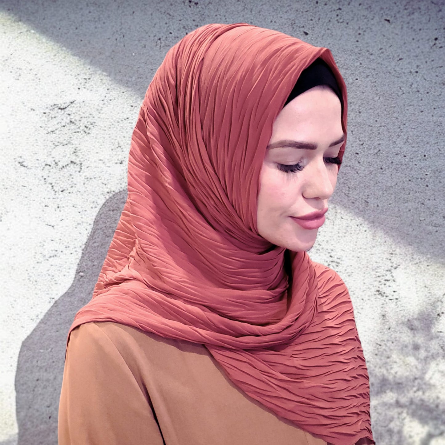 Bufanda - Hijab - Gasa plisada