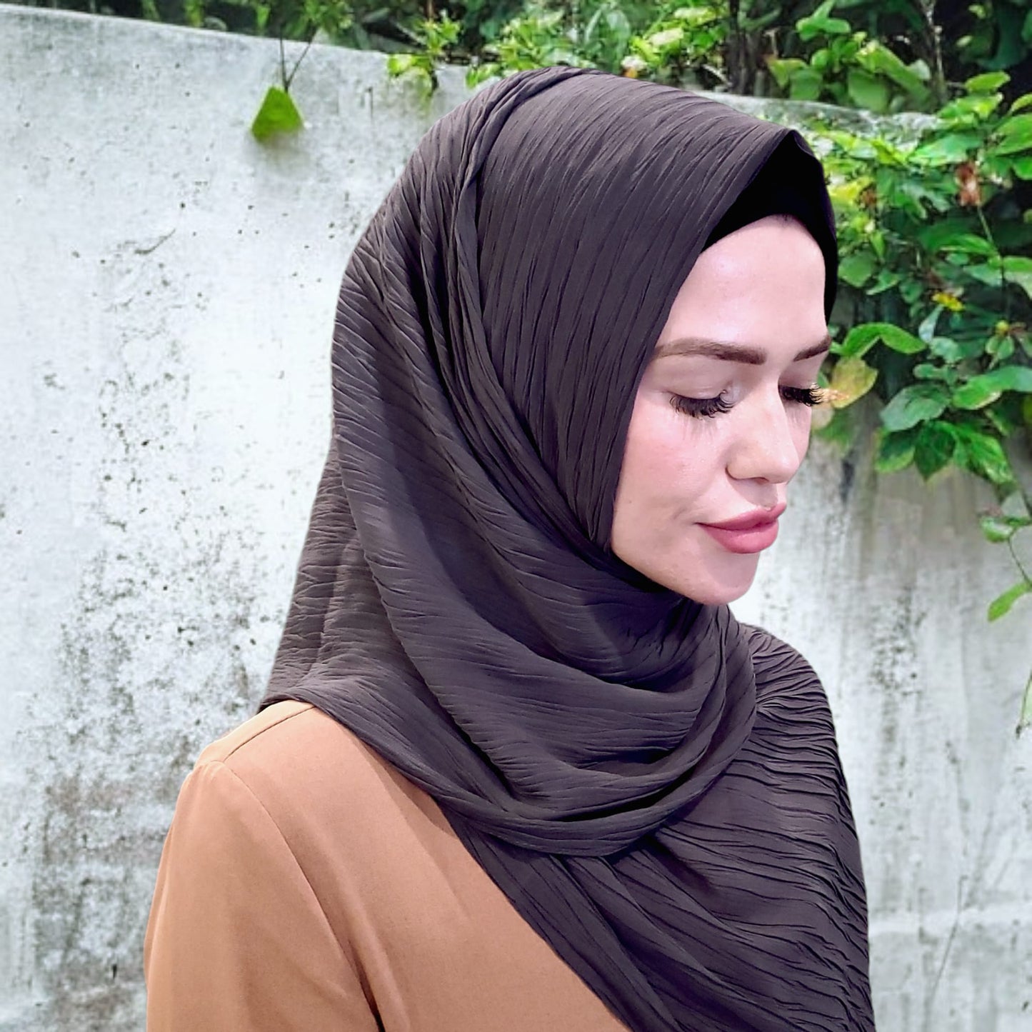 Bufanda - Hijab - Gasa plisada