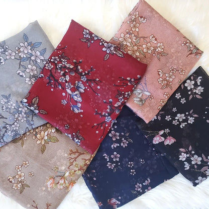 Bufanda - Hijab - Flor