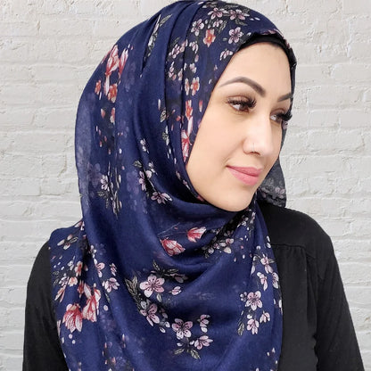 Bufanda - Hijab - Flor