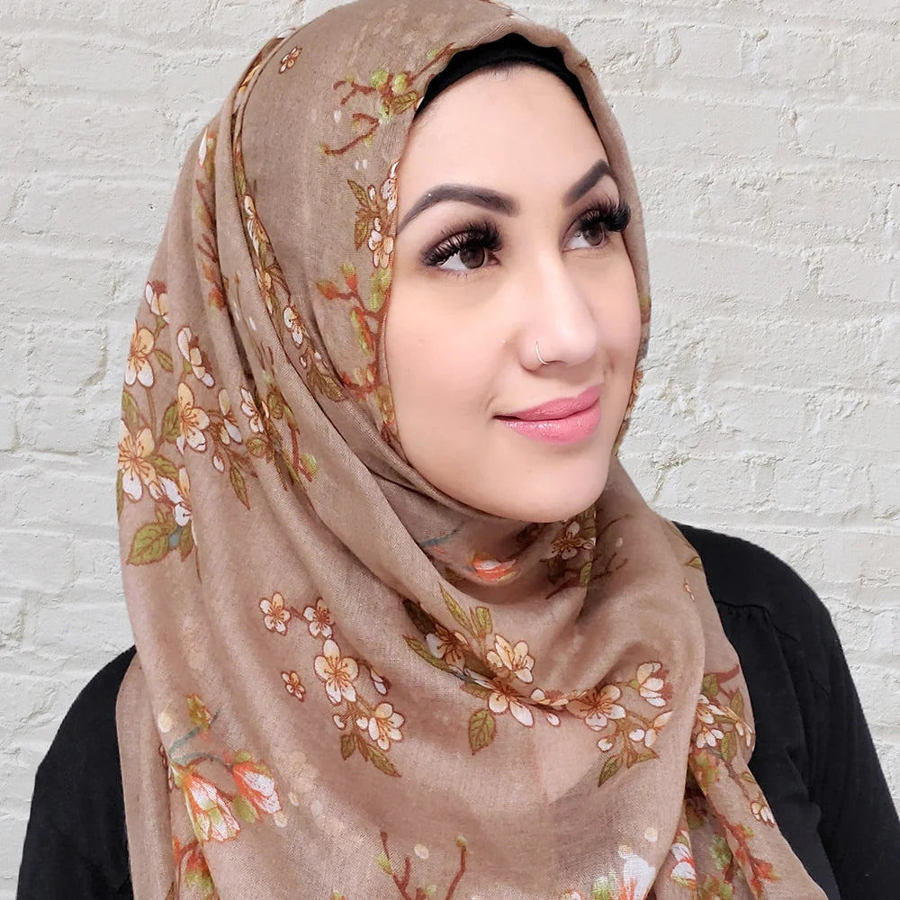 Bufanda - Hijab - Flor