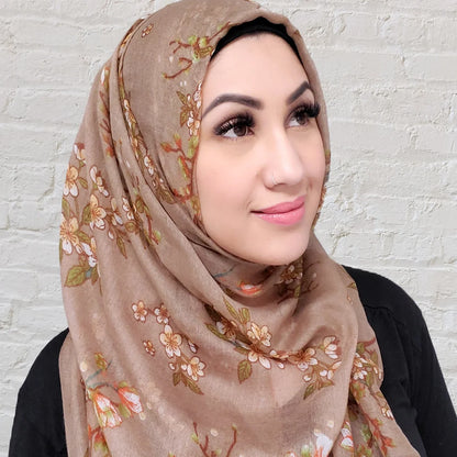 Bufanda - Hijab - Flor