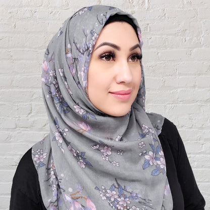 Bufanda - Hijab - Flor