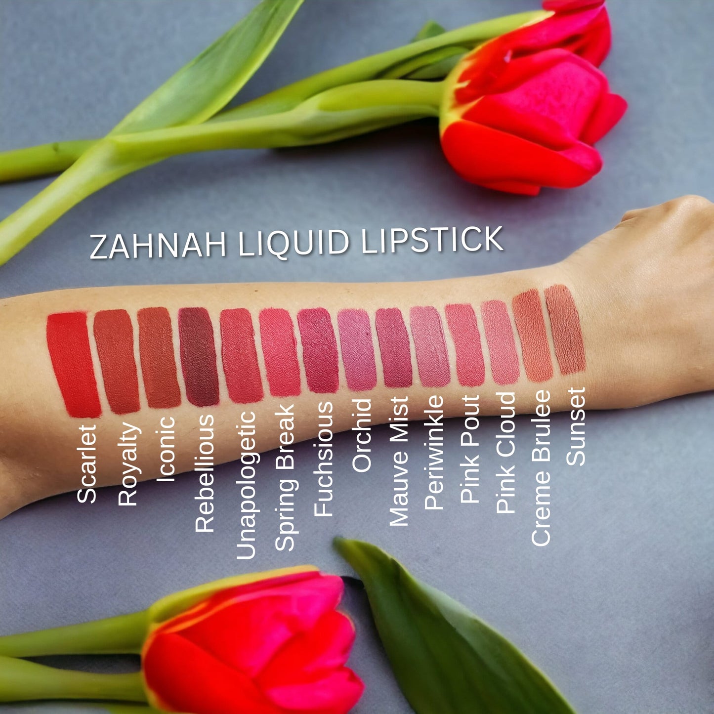 Vegan Waterproof Liquid Lipstick - Iconic