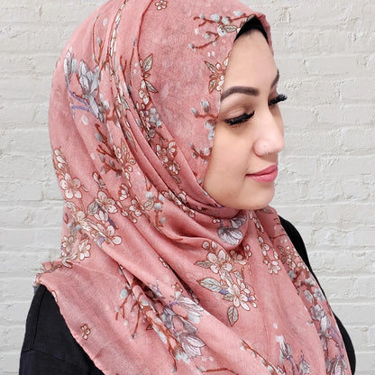 Bufanda - Hijab - Flor